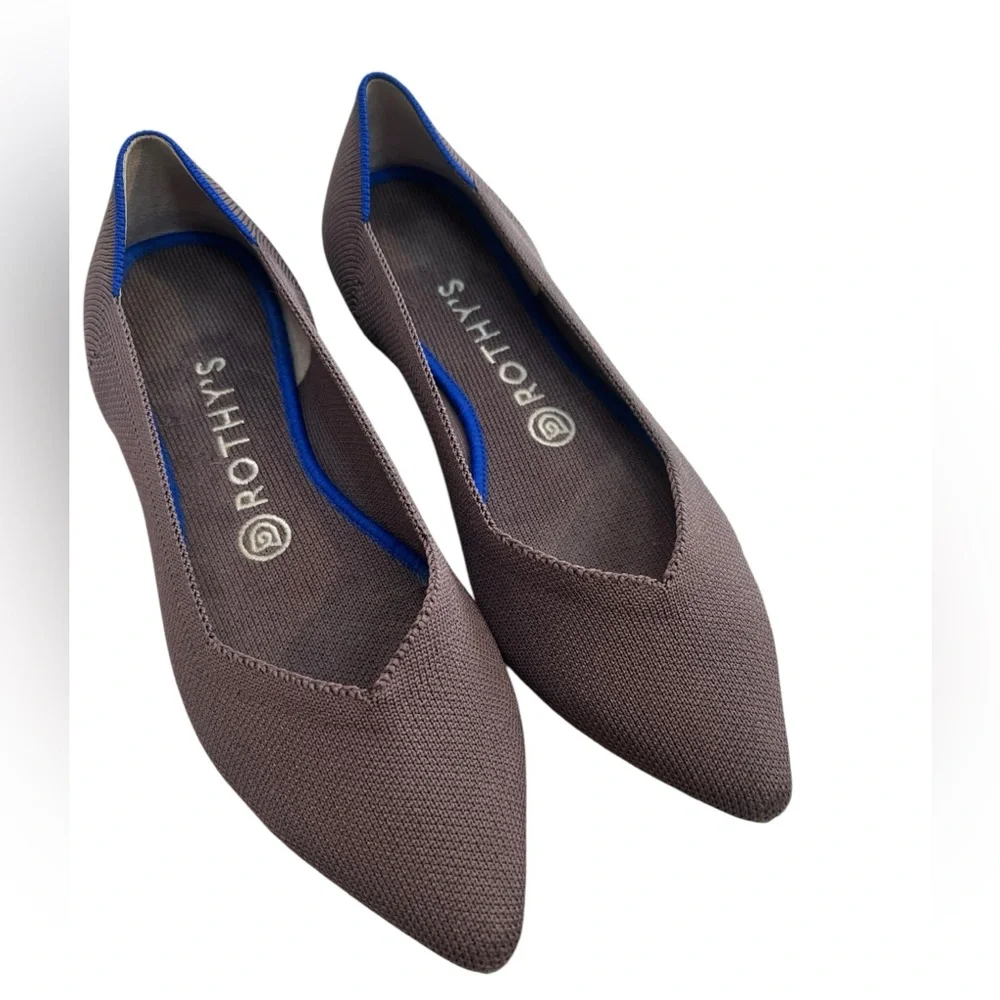 Rothy’s The Point Retired Mink Flats - Size 8.5 - Picture 2 of 14